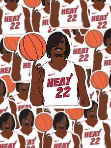Emo Jimmy Butler Miami Heat Basketball Sticker - Etsy Canada