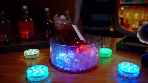 Hortsun 16 Pack Submersible LED Lights with Remote Waterproof Pool Underwater LED Light Battery Operated Bathtub16 Color Changing Lamp for Tub Pool Pond Vase Aquarium Decoration