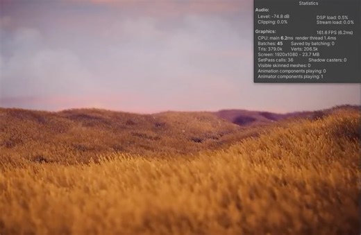 finally managed to get compute shaders to work with my grass system - i'm so happy i could cry