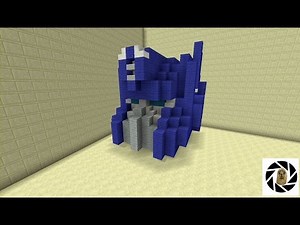 Minecraft - How To Build Transformers G1 Optimus Prime Head/Statue!