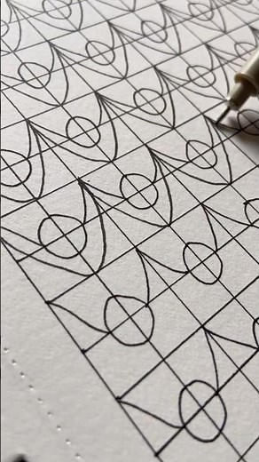 How to zentangle easy pattern #drawing #zentangle #art