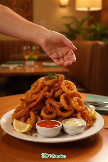 Olive Garden Calamari, Classic Olive Garden Italian Seafood Appetizer Favorite 🤤🦑
