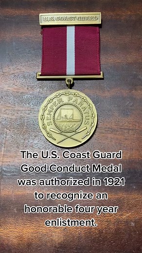 U.S. Coast Guard Good Conduct Medal. #collectibles #antiques #antiquesandcollectibles #military #militaria #militarycollectibles #history #fyp #militaryantique #uscoastguard #medal#goodconductmedal #vintagemedal #militarymedal #militaryawards #militariacollector#militarycollector#militariacollection #militaryshop #militaryshow #coastguardsman