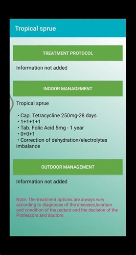 Tropical Sprue #treatment #medical #knowledge #health #medicine #trending #viralvideo #new #viral