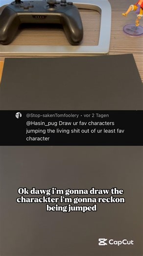 drawing my fav OC beating up my least fav OC #stopmotion #art #shorts