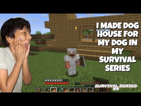 I MADE DOG HOUSE FOR MY DOG IN MY SURVIVAL SERIES! / MEINE DOG HOUSE KAISE BANAYA? / PART #8 /