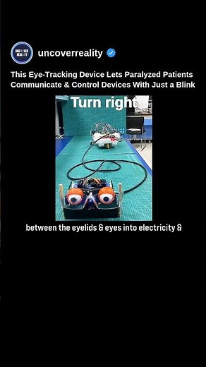 This Eye Tracking Technology Lets Paralyzed Patients Control Devices With Just A Blink #tech #shorts