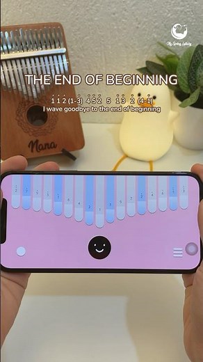 End of Beginning - kalimba app tutorial #shorts