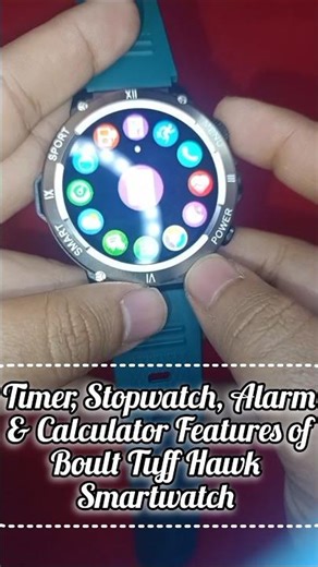⌚ Smartwatch Hidden Features 😳 Timer, Alarm, Stopwatch & Calculator!