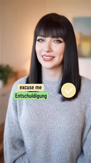 How to say EXCUSE ME in German 🇩🇪