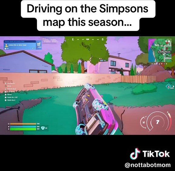 Exploring Fortnite's Simpsons Map Fun