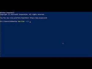 Create a new text file with Powershell