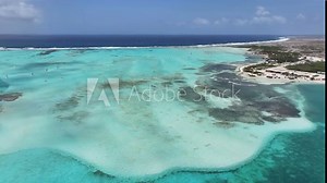 Sorobon Beach At Kralendijk Bonaire Netherlands Antilles. Aerial Beach Kralendijk Bonaire. Coast Horizon City Seaside. Coast International City Beach Travel. Coast Seaside Backgrounds Landmark.