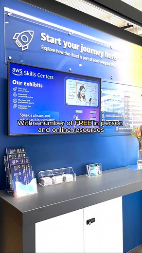 Visit the AWS Skills Center in Cape Town! ☁️🇿🇦 The training center offers cloud skills training, interactive exhibits, as well as career networking & job placement events with local employers & organizations—all for free. Learn more. 👉 https://go.aws/489W9rt | Amazon Web Services