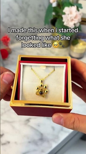 I Put Her Favorite Memory Inside a Necklace #CustomPhotoNecklace #MeaningfulGift #Shorts
