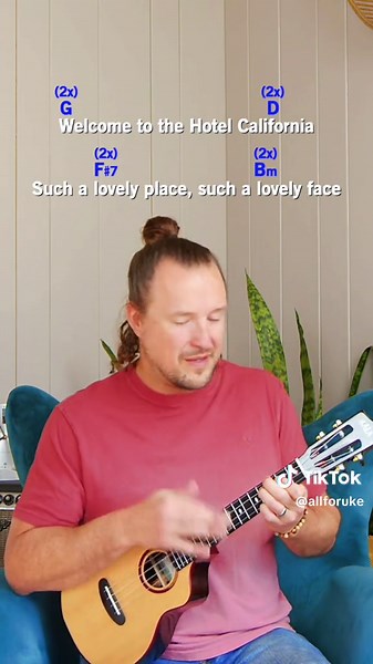 👍🏽 Welcome to the Hotel California!!!! 🎶 This content and more at www.AllForUke.com . #ukulele #ukulelelovers #ukulelebeginner #ukulelelover #ukulelecover #ukuleletutorial #ukulelesong #ukulelepost #ukuleletiktok #ukulelelesson #ukuleletabs #ukulelememes #uketok #ukulelechord #Musiclessons #onlinemusiclessons #ukelele #Eagles #HotelCalifornia #ClassicRock