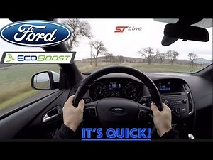 Ford Focus 1.5 EcoBoost POV Test Drive + Acceleration 0-200 km/h
