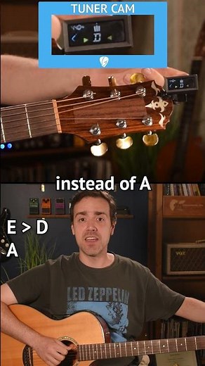 Downtune Your Guitar to Sing Easier High Notes #guitarlessons #guitarlesson #easyguitarsongs