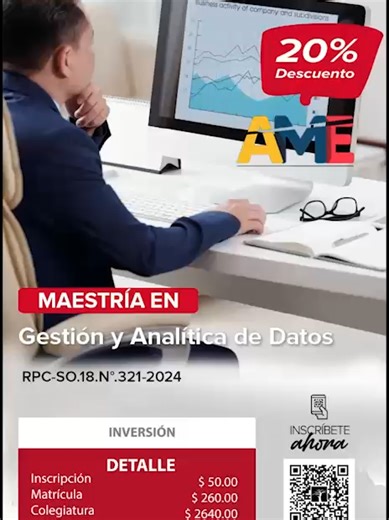 Maestría en Gestión y Analítica de Datos: Potencia tu Futuro