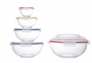 Borosilicate Glass Mixing Bowl Set (5 Bowls)