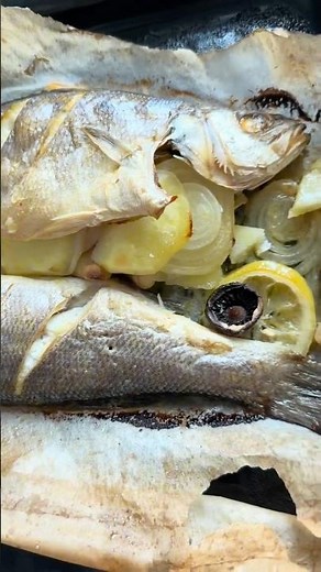 Oven-Baked Sea Bass | Mediterranean Style Recipe 🐟✨