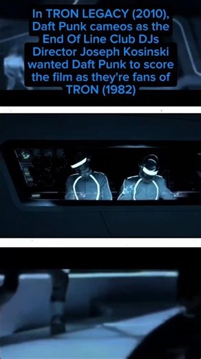 DAFT PUNK DJing in THE GRID #movies #moviefacts #scifi