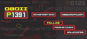 CÓDIGO P1391 (todas las marcas) | Síntomas y Soluciones