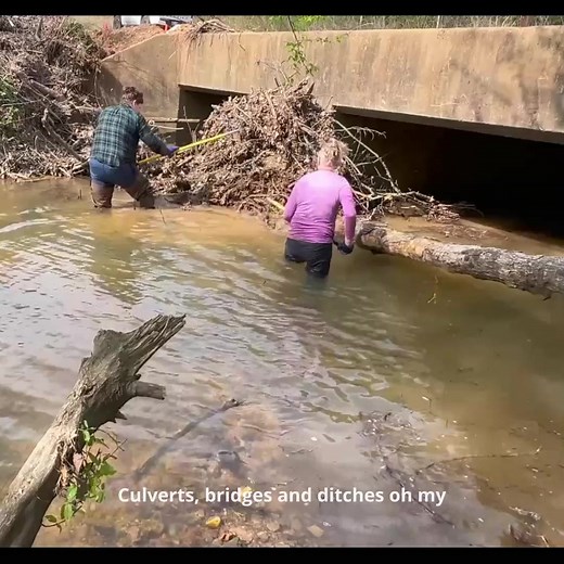 4.9K views · 95 reactions | Part 1 breaking up a log clog!! | Culverts, bridges and ditches oh my | Facebook