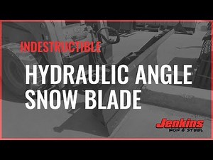 Hydraulic Angle Snow Blade | Jenkins Iron and Steel