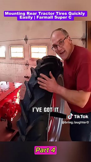 How to Mount Rear Tractor Tires Quickly