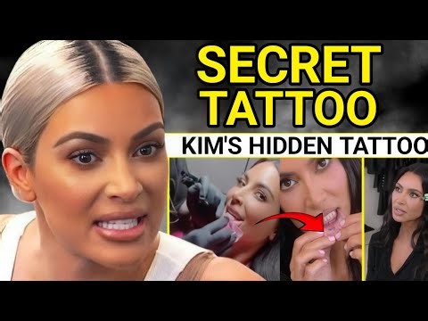 Kim Kardashian Exposes Lip Tattoo Hidden For So Long..