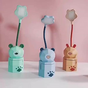 [Hot Item] Kawaii Student Dormitory Cartoon Animal Table Lamp Reading Lamps