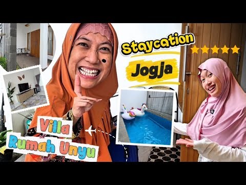 House Tour Villa Rumah Unyu Jogja - Aqilla dan Mbak Kunyit Liburan ke Yogyakarta 😊 Aqilla's Diary