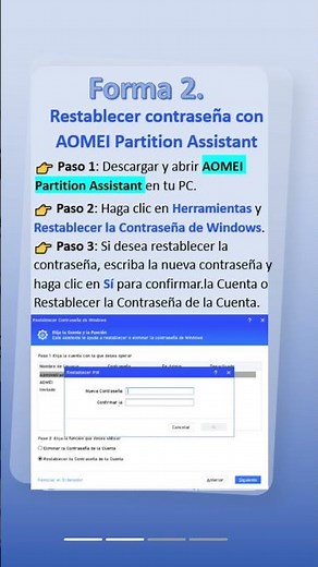 Olvidaste tu contraseña de Windows? 2 métodos para restablecer/eliminar la contraseña de Windows 💻