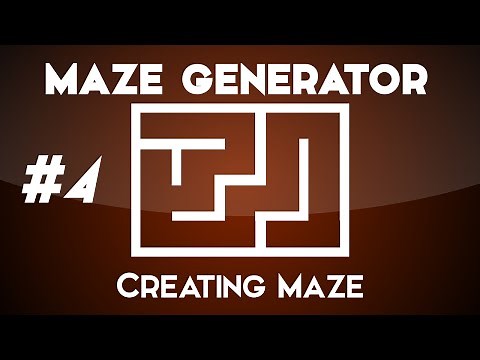 Creating a maze generator - Applying DFS (Depth first search) - Unity 3D