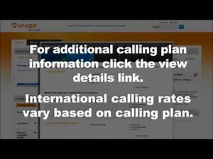Vonage How-To: Change your Calling Plan