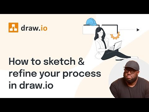How to sketch & refine your process in draw.io