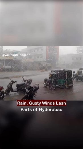 Hyderabad witnessed sudden weather changes on Sunday due to the influence of a cyclonic circulation, with moderate rain and strong winds affecting several areas. Moderate rainfall was reported in central parts of the city, including Khairatabad, Musheerabad, RTC Cross Roads, and Chikkadpally, causing brief traffic slowdowns. Meanwhile, eastern and southern localities such as LB Nagar, Malakpet, Uppal, Charminar, and Vanasthalipuram experienced gusty winds, which disrupted normal life and created