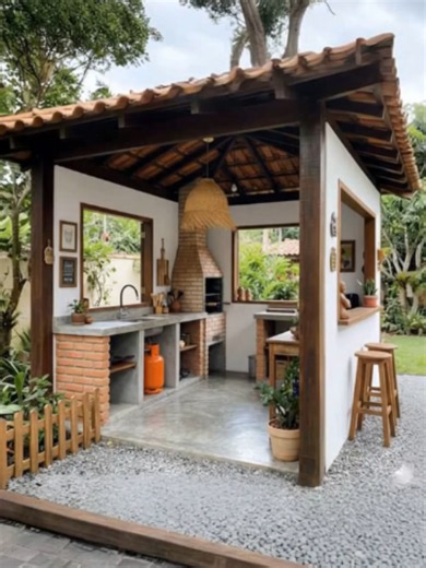 Área gourmet pequena com churrasqueira: projeto e medidas 2026