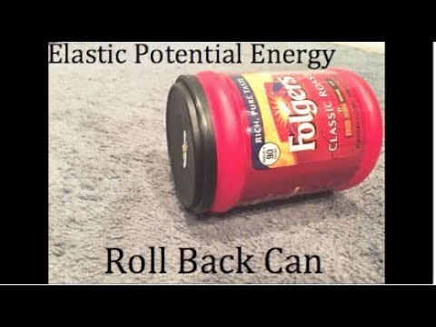 ROLLBACK CAN Experiment (transition of potential energy to kinetic energy)