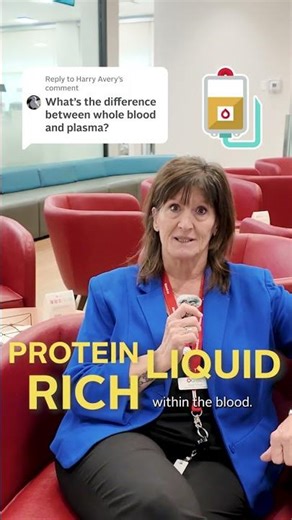 What’s the difference between whole blood and plasma? ❤️💛