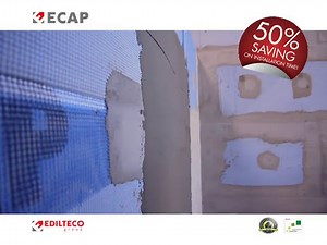 How to: use and apply Ecap, pre-finished board insulation system