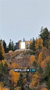 Deep in the narrow valley of Rjukan, the sun disappears for half the year - hidden behind steep Norwegian mountains. But thanks to giant mirrors high above the town, sunlight is reflected down to the square, bringing warmth and brightness back to the people. 💛 | Spectacular Norway