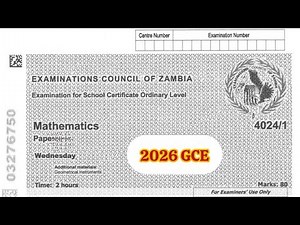 🔥 Mathematics Paper 2 2026 GCE/G12 | SUPER PREDICTIONS & STUDY GUIDE | Most Likely Exam Questions