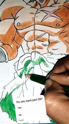 Pt 02 | Broly Drawing Dragon Ball Z | Legendary Super Saiyan Anime Sketch