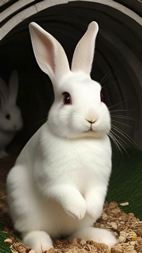 Bunny Planning an Epic Tunnel Escape - Adorable Rabbit Adventure