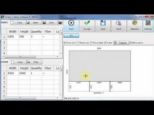 Simple Cutting Software X (2015) - fiber(grain) direction