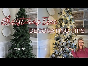 2024 CHRISTMAS TREE DECORATING TIPS AND TRICKS | How to Add Ribbon to Your Tree | Decorate with Me