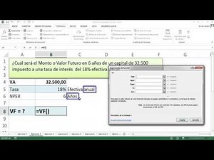 INTERÉS COMPUESTO EN EXCEL - EJERCICIO 2.