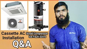 7.9K views · 63 shares | Cassette AC Installation, Scroll Compressor Ice Problem Solve Q&A Fully4world | Fully4world | Facebook